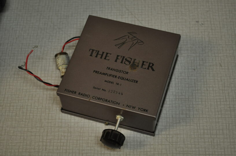 fisher TR-1 transistor audio preamp